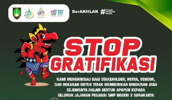 Komitmen Pencegahan Gratifikasi SMP Negeri 2 Surakarta