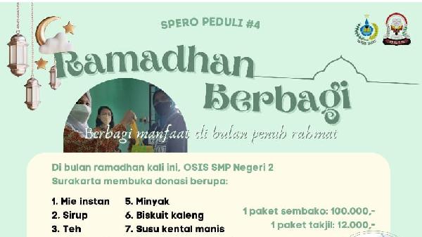 RAMADHAN BERBAGI Bersama SMP N 2 Surakarta